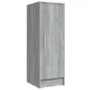 Schuhregal Grau Sonoma 32x35x92 cm Holzwerkstoff Produktbild-Vorschau 5