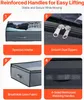 A collage of four images showcasing features of an under-bed storage bag. Náhled obrázku produktu
