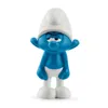 A blue Smurf figurine with a white hat and white pants, standing against a white background. Anteprima dell’immagine prodotto