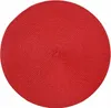 Stolní prostírání, červené, kulaté, 38 cm Náhled obrázku produktu 1