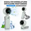 3600mAh Tragbar Nackenventilator 180° Hals Ventilator USB Produktbild-Vorschau 1