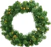 Künstlicher Tannenkranz 50cm mit LED Lichtern Grün / Produktbild-Vorschau 5