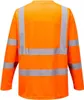 Portwest S178 Warnschutz Langarm-T-Shirt Orange Gr. L Produktbild-Vorschau 2