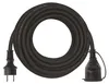 Venkovní prodlužovací kabel 10 m / 1 zásuvka / černý / guma-neopren / 230 V / 1,5 mm2 Náhled obrázku produktu