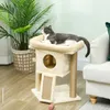 PawHut Kratzbaum 57 cm Kleiner Katzenbaum mit Katzenhöhle, Produktbild-Vorschau 2