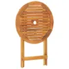 3-tlg. Bistro-Set Schwarz Poly Rattan und Massivholz Produktbild-Vorschau 8