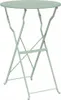 vidaXL Bistrotisch Hellmint Ø50x71 cm Pulverbeschichteter Produktbild-Vorschau 1