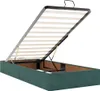 Ottoman-Bett mit Matratze & LEDs Dunkelgrün 90x190 cm Samt Produktbild-Vorschau 11