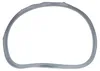 A gray rubber gasket on a white background. Produktbild-Vorschau