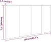 vidaXL Kopfteil Betongrau 160x1,5x80 cm Holzwerkstoff Produktbild-Vorschau 7