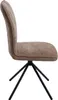 A side view of a single dining chair. Voir les images du produit