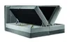 Čalúnená posteľ boxspring 200x200 MARYLIN - sivá + topper Náhľad obrázku produktu 2