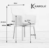 KAWOLA Stuhl Cali Sessel Microfaser Esszimmerstuhl taupe Produktbild-Vorschau 11
