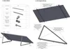 Halterung für Solarpanel Aufständerung bis 104 cm Flachdach Produktbild-Vorschau 4