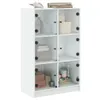 Highboard mit Türen Weiß 68x37x109 cm Holzwerkstoff Produktbild-Vorschau 5
