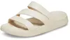 Crocs Getaway Strappy Damen Komfort-Pantoletten Natur Produktbild-Vorschau 12