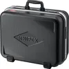 A black tool case with a silver trim and a black handle. Produktbild-Vorschau