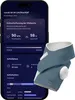 A smartphone displaying sleep tracking data next to a baby monitoring device. Produktbild-Vorschau