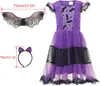 Costume da pipistrello per bambine, ideale per Halloween, Anteprima dell’immagine prodotto 3