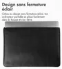 Accezz Leather Laptop sleeve for the Apple MacBook 13 inch Voir les images du produit 5