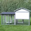Kaninchenstall, Hasenstall, Hasenvilla, Kleintierstall Produktbild-Vorschau 8