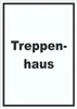Treppenhaus Schild mit Text Stufen steigen hochkant A6 Produktbild-Vorschau 1