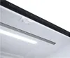Close-up view of the interior top section of a refrigerator, showing the control panel and interior lighting. Produktbild-Vorschau