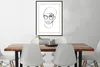 MuchoWow® Gerahmtes Poster Frauen - Minimalismus - Produktbild-Vorschau 3