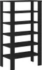 vidaXL Portascarpe nero 61x32x105 cm Materiale a base di Anteprima dell’immagine prodotto 5