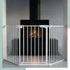 Relaxdays, barrière de sécurité, 3 pièces, avec porte, Voir les images du produit 3