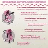 BAYER CHIC 2000 Puppenwagen Kombi MILA 567-62 in Jeans pink Produktbild-Vorschau 5