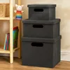 NHG Aufbewahrungsbox VEGA FELT STORAGE Filz L dunkelgrau Produktbild-Vorschau 4