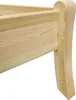 Modernes Doppelbett 160x200 cm Kiefer massiv Beine Produktbild-Vorschau 10