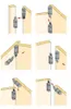 Hettich Multiclip in plastica nera 64 mm - 46080 Anteprima dell’immagine prodotto 8