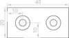 SUPERMAGNETE Quadermagnet 40x20x4mm, Haftkraft 12 kg Produktbild-Vorschau 3