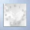 Deko Glasuhr Wanduhr 30x30 Grau Himmel Vintage Quarz Produktbild-Vorschau 1