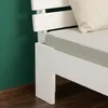 Homestyle4u Holzbett 90x200 Einzelbett mit Lattenrost Weiss Produktbild-Vorschau 16