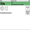 Reyher  934-10 6kt. Muttern M 20 galv. verzinkt (50 Stück) Produktbild-Vorschau 2