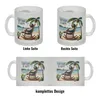 Faultier am Strand Glas Tasse mit Spruch Don't hurry - be Produktbild-Vorschau 4
