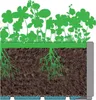 Donica Prostokątna Stefanplast Ethica z Kratką, 80 cm, Podgląd zdjęcia produktu 5