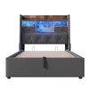 Flieks Hydraulisches Polsterbett 90x200cm mit USb & Type-c, Produktbild-Vorschau 10