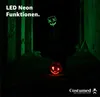 Maschera di Halloween Purge LED verde - Maschera Anteprima dell’immagine prodotto 4
