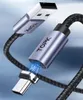 Magnetický kabel 3v1 USB na USB C Lightning micro USB TOPK Náhled obrázku produktu 6