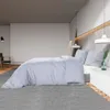 vidaXL Ložní souprava Grey 200x200 cm Light Microfibre Náhled obrázku produktu 4
