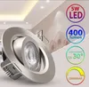 12x LED Einbaustrahler dimmbar Ultra Flach 5 Watt Eisen Produktbild-Vorschau 2