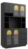 Flieks Küchen Hochschränke mit Bogen-Acryltüren, offenen Produktbild-Vorschau 6
