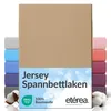 Jersey Spannbettlaken 120x200 cm, 100% Baumwolle Bettlaken, Produktbild-Vorschau 1