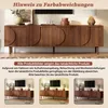 Merax TV Lowboard TV-Schrank mit 4 Türen und 2 Staufächer,  Produktbild-Vorschau 9