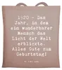 Mr. & Mrs. Panda Shopping Tasche Spruch 1920 Geburtstag - Produktbild-Vorschau 1