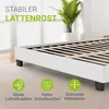 Juskys Polsterbett Paris 140 x 200 cm Kunstleder mit LED, Produktbild-Vorschau 6
